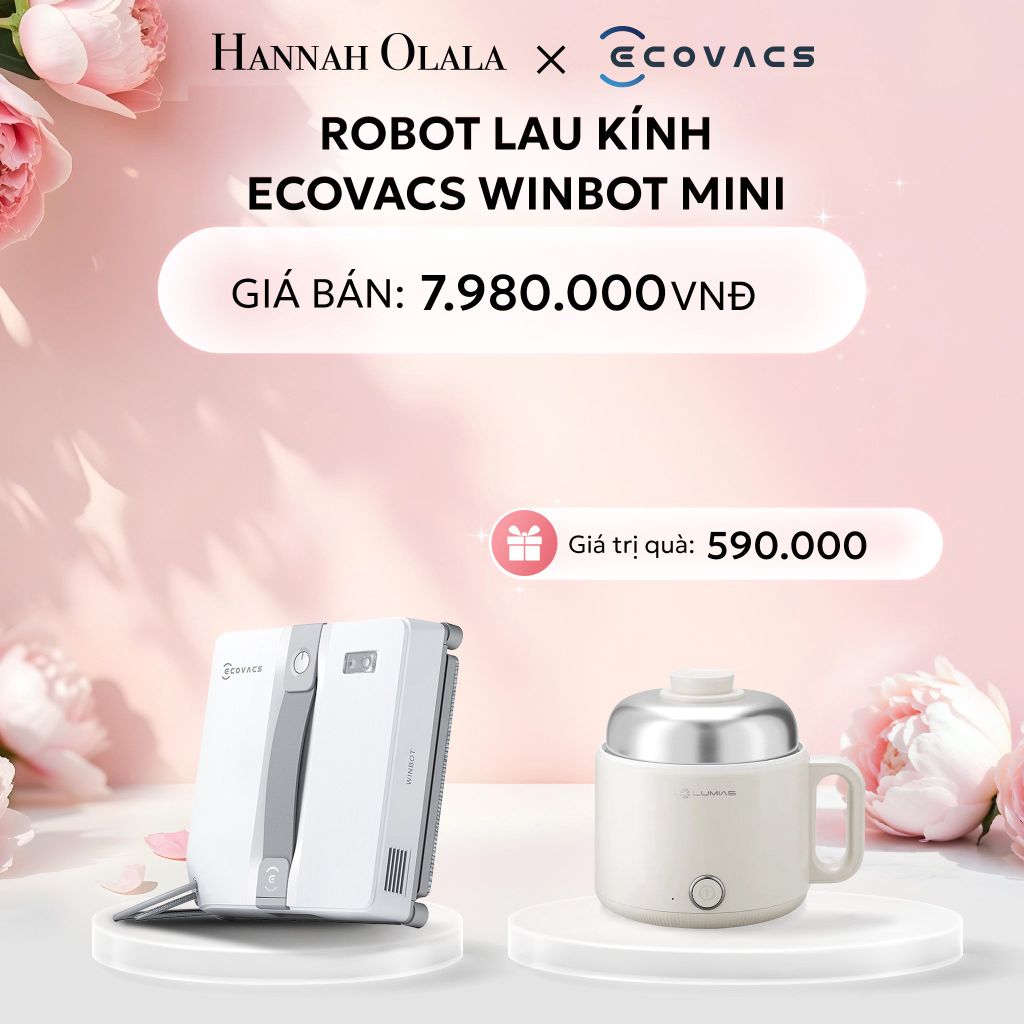  E268: DEAL 10: ROBOT LAU KÍNH ECOVACS WINBOT MINI 