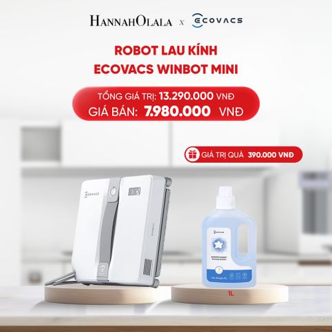  DEAL 1: ROBOT LAU KÍNH ECOVACS WINBOT MINI 