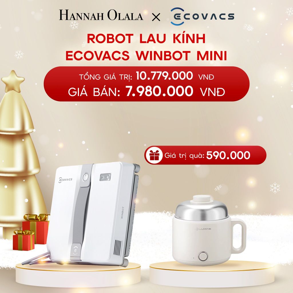  A42_DEAL 2: ROBOT LAU KÍNH ECOVACS WINBOT MINI 