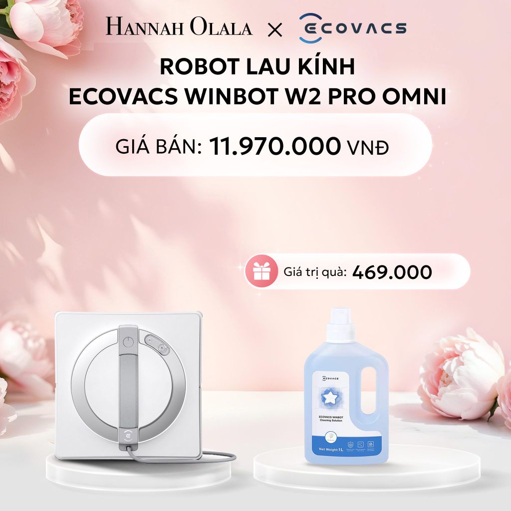  E269: DEAL 11: ROBOT LAU KÍNH ECOVACS WINBOT W2 PRO OMNI 