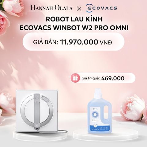  E269: DEAL 11: ROBOT LAU KÍNH ECOVACS WINBOT W2 PRO OMNI 