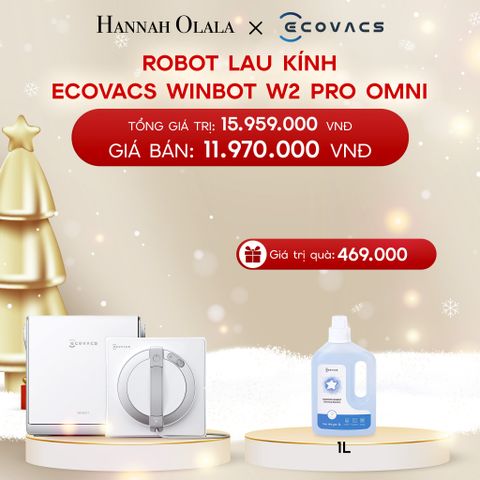  A43_DEAL 3: ROBOT LAU KÍNH ECOVACS WINBOT W2 PRO OMNI 