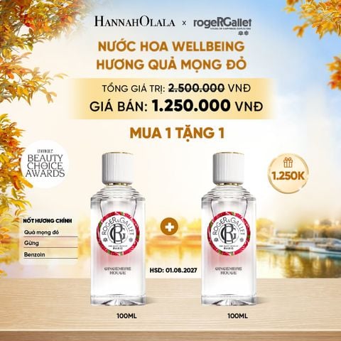  NƯỚC HOA WELLBEING ROGER&GALLET 100ML - E786 