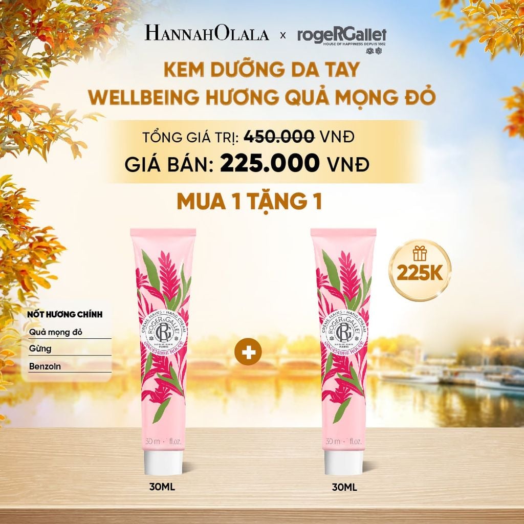  KEM DƯỠNG DA TAY ROGER&GALLET 30ML - E800 
