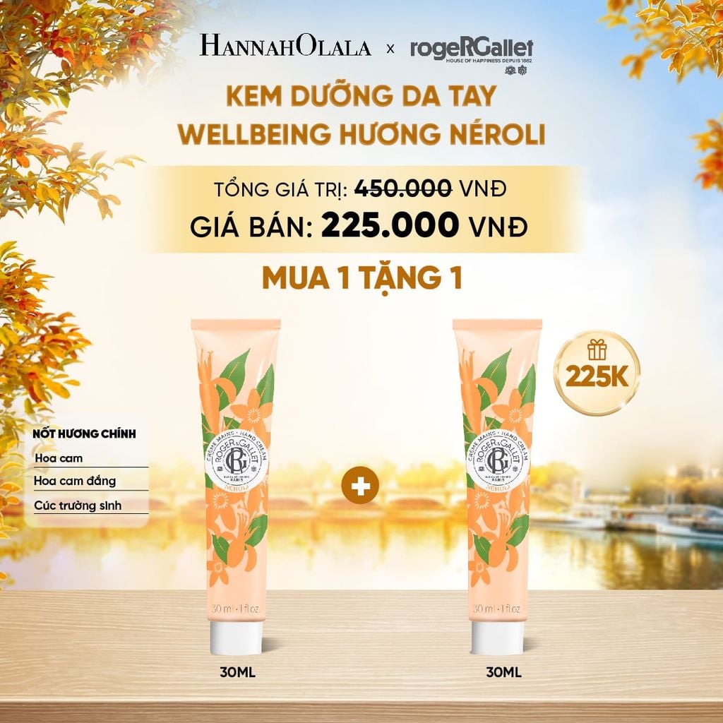 KEM DƯỠNG DA TAY ROGER&GALLET 30ML - E800 
