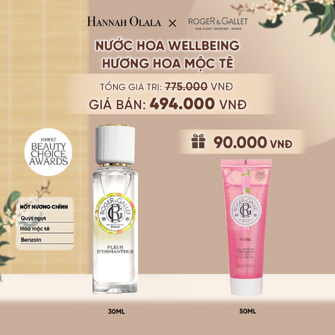  NƯỚC HOA WELLBEING ROGER&GALLET 30ML - A5087 
