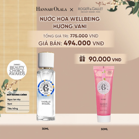 NƯỚC HOA WELLBEING ROGER&GALLET 30ML - A5087 