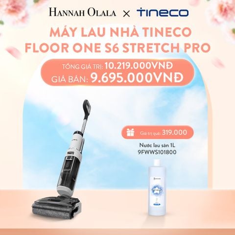  A884_DEAL 4: MÁY LAU NHÀ KHÔ ƯỚT CẦM TAY TINECO FLOOR ONE S6 STRETCH PRO 