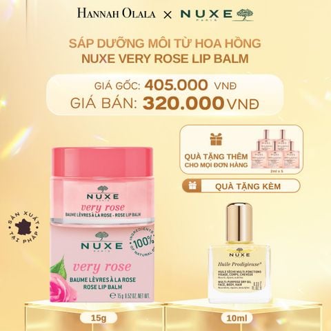  DEAL 7: SÁP DƯỠNG MÔI HOA HỒNG NUXE LIP BALM 15G 