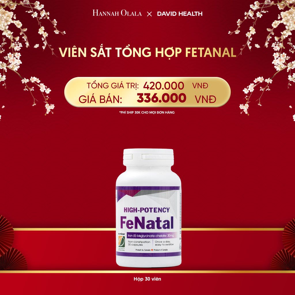  DEAL 3: VIÊN SẮT TỔNG HỢP FENATAL (30 VIÊN) 