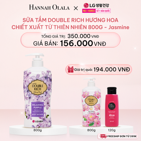  E400_DEAL 11: SỮA TẮM DOUBLE RICH HƯƠNG HOA CHIẾT XUẤT TỪ THIÊN NHIÊN 800ML 