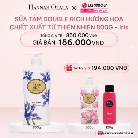  E400_DEAL 11: SỮA TẮM DOUBLE RICH HƯƠNG HOA CHIẾT XUẤT TỪ THIÊN NHIÊN 800ML 