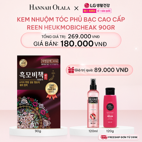  E405_DEAL 13: KEM NHUỘM TÓC PHỦ BẠC THẢO MỘC CAO CẤP REEN HEUKMOBICHEAK ORIENTAL 90GR 