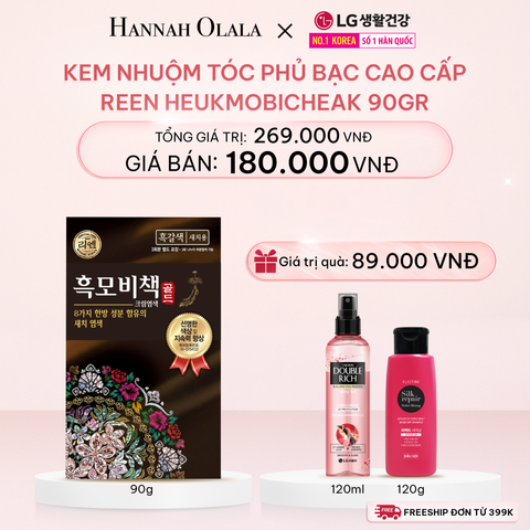  E405_DEAL 13: KEM NHUỘM TÓC PHỦ BẠC THẢO MỘC CAO CẤP REEN HEUKMOBICHEAK ORIENTAL 90GR 