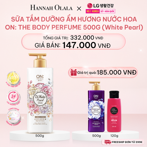  DEAL 04 : SỮA TẮM DƯỠNG ẨM HƯƠNG NƯỚC HOA ON THE BODY 500G 