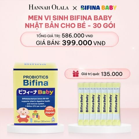  E676_DEAL 1: MEN VI SINH BIFINA BABY NHẬT BẢN CHO BÉ HỘP 30 GÓI 
