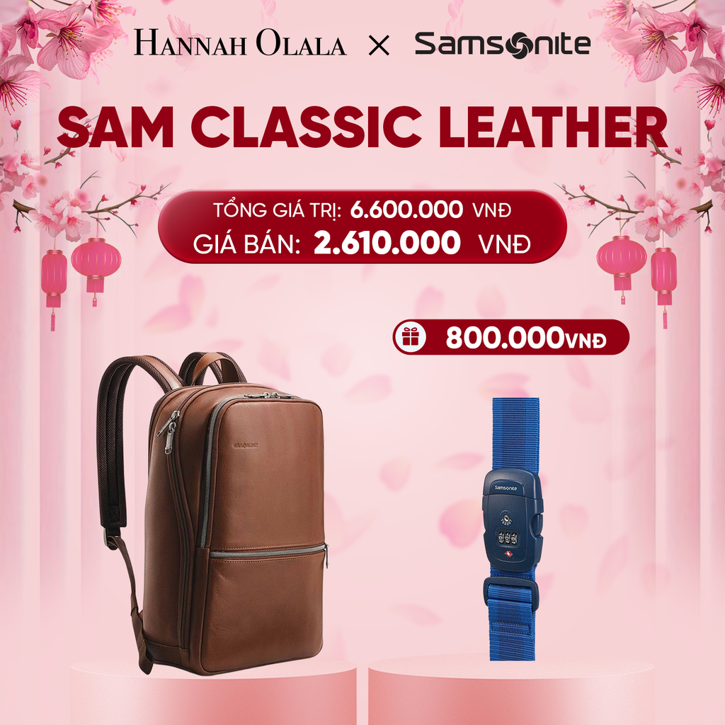  DEAL10: BALO LAPTOP 14.1IN SAM CLASSIC LEATHER
TẶNG LUGGAGE STRAPE SAM 