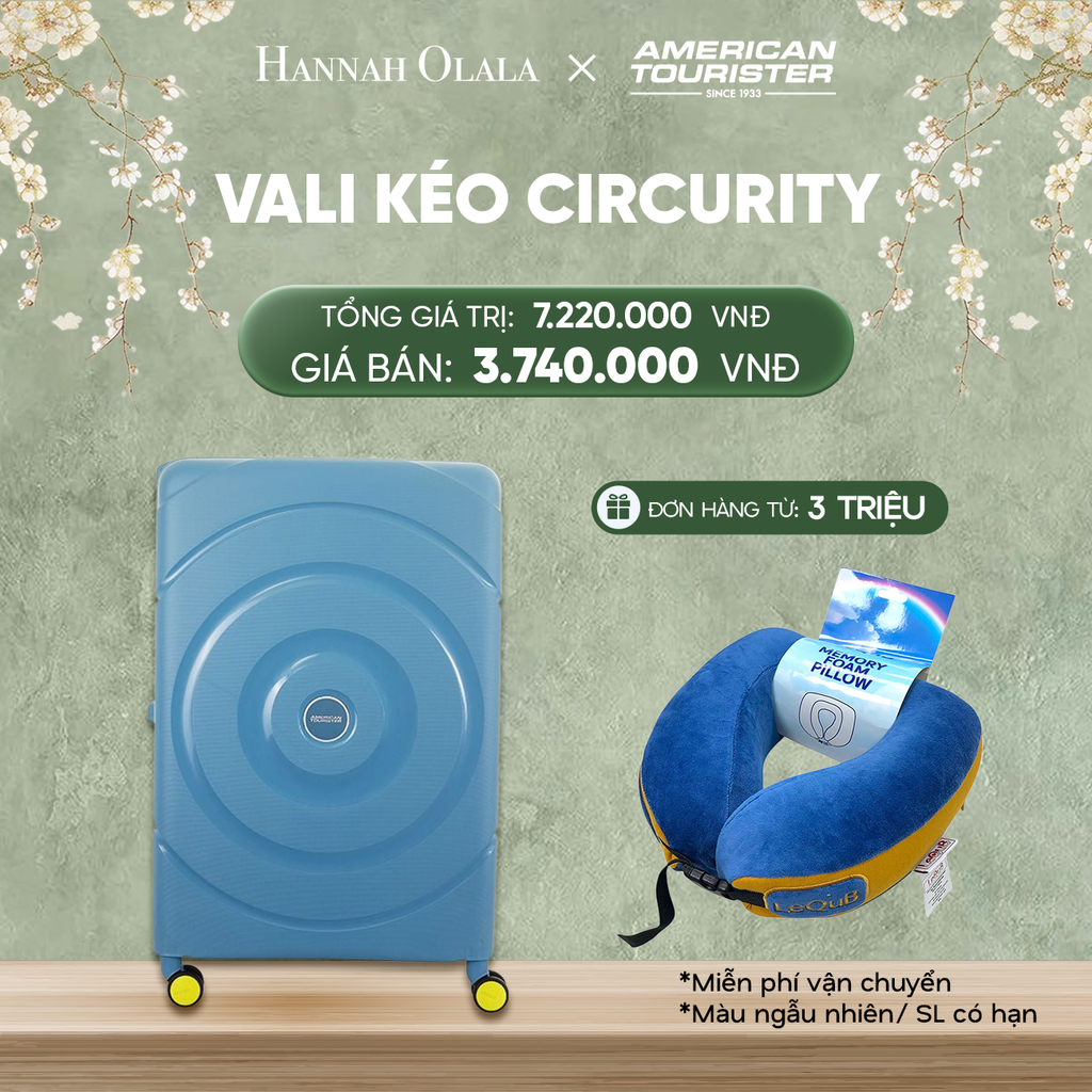 DEAL5: VALI KÉO CIRCURITY ĐẠI L 
Tặng kèm gối cổ Lequb 