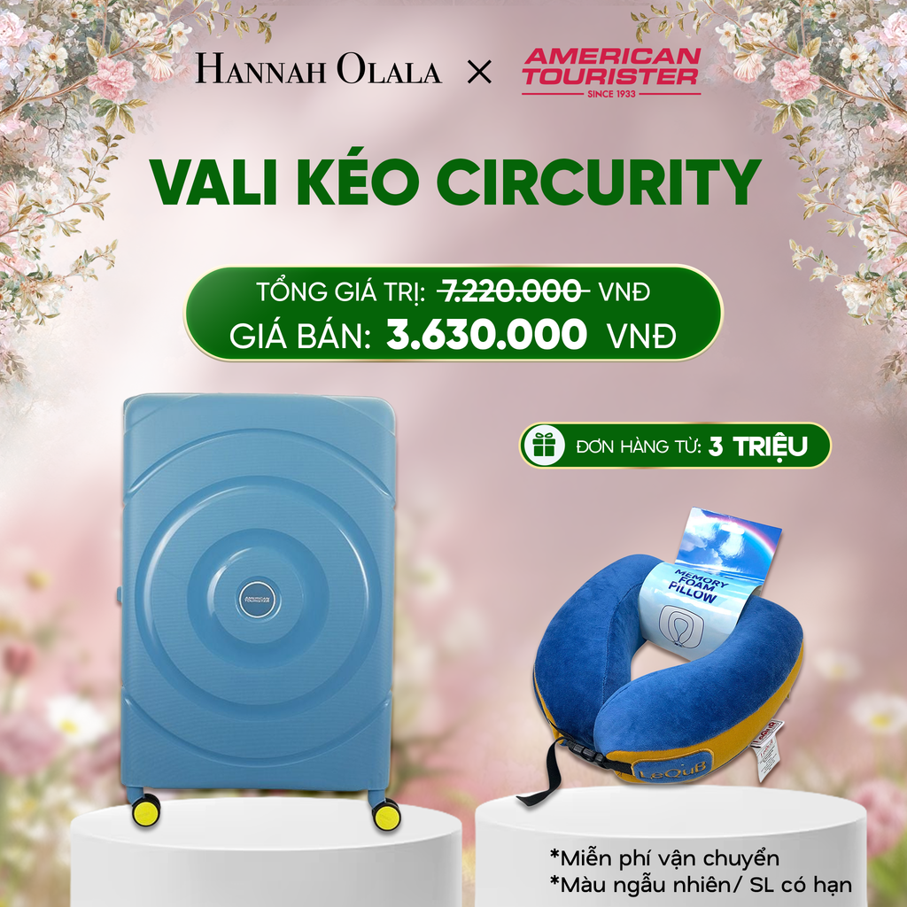  E1661_DEAL5: VALI KÉO CIRCURITY ĐẠI L *TẶNG KÈM GỐI CỔ LEQUB 