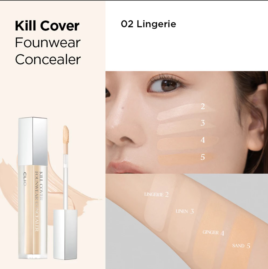  KEM CHE KHUYẾT ĐIỂM CLIO KILL COVER FOUNWEAR CONCEALER 6G_ D484 