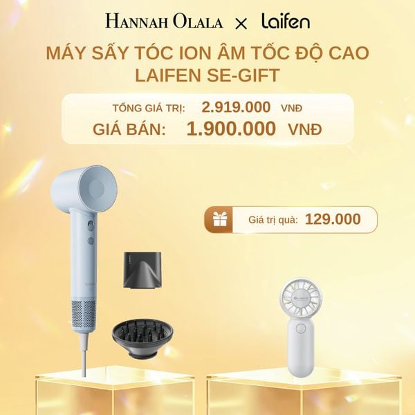  C1476_DEAL 1: MÁY SẤY TÓC ION ÂM TỐC ĐỘ CAO 2 PHỤ KIỆN SẤY LAIFEN SE-GIFT (2 PHỤ KIỆN SẤY) 