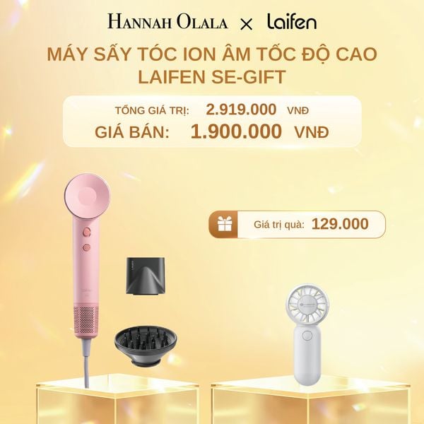  C1476_DEAL 1: MÁY SẤY TÓC ION ÂM TỐC ĐỘ CAO 2 PHỤ KIỆN SẤY LAIFEN SE-GIFT (2 PHỤ KIỆN SẤY) 