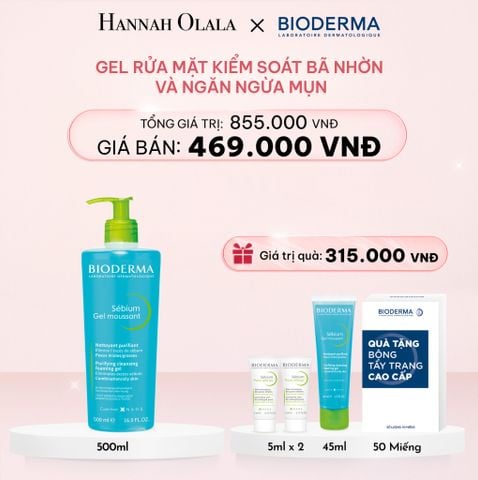  E912_DEAL 7: GEL RỬA MẶT KIỂM SOÁT BÃ NHỜN VÀ NGĂN NGỪA MỤN 