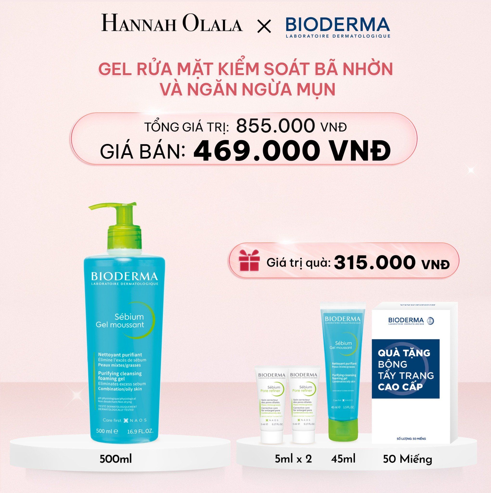  E912_DEAL 7: GEL RỬA MẶT KIỂM SOÁT BÃ NHỜN VÀ NGĂN NGỪA MỤN 