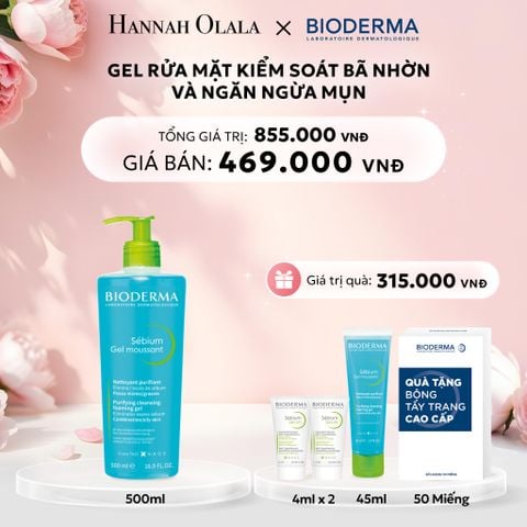  E601: DEAL 7: GEL RỬA MẶT KIỂM SOÁT BÃ NHỜN VÀ NGĂN NGỪA MỤN - [GIAO HÀNG TỪ 03/10] 