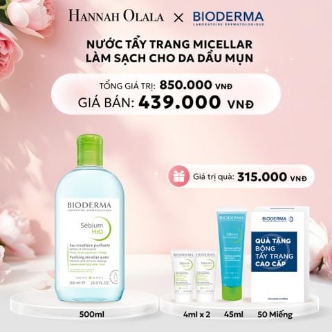  E600: DEAL 6: NƯỚC TẨY TRANG MICELLAR LÀM SẠCH CHO DA DẦU, MỤN - [GIAO HÀNG TỪ 03/10] 