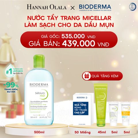  DEAL 8: NƯỚC TẨY TRANG MICELLAR LÀM SẠCH CHO DA DẦU, MỤN 