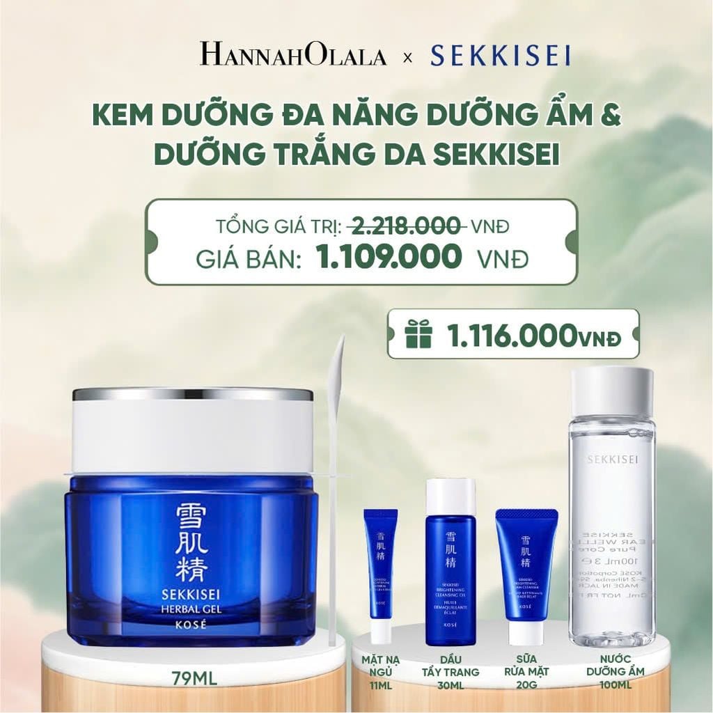  KEM DƯỠNG ĐA NĂNG DƯỠNG ẨM & DƯỠNG TRẮNG DA SEKKISEI - A025 