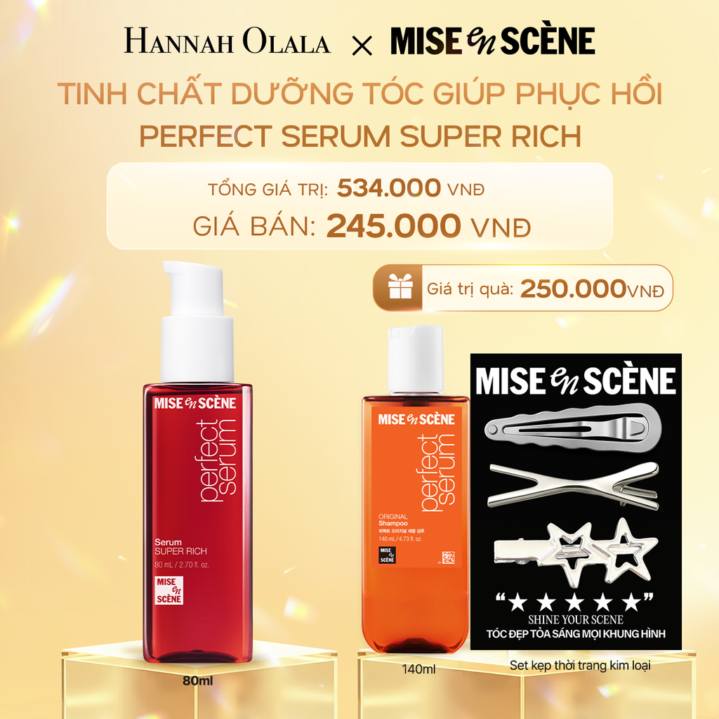  C1439_DEAL 1 BK: TINH CHẤT DƯỠNG TÓC MISE EN SCENE PERFECT SERUM 80ML 