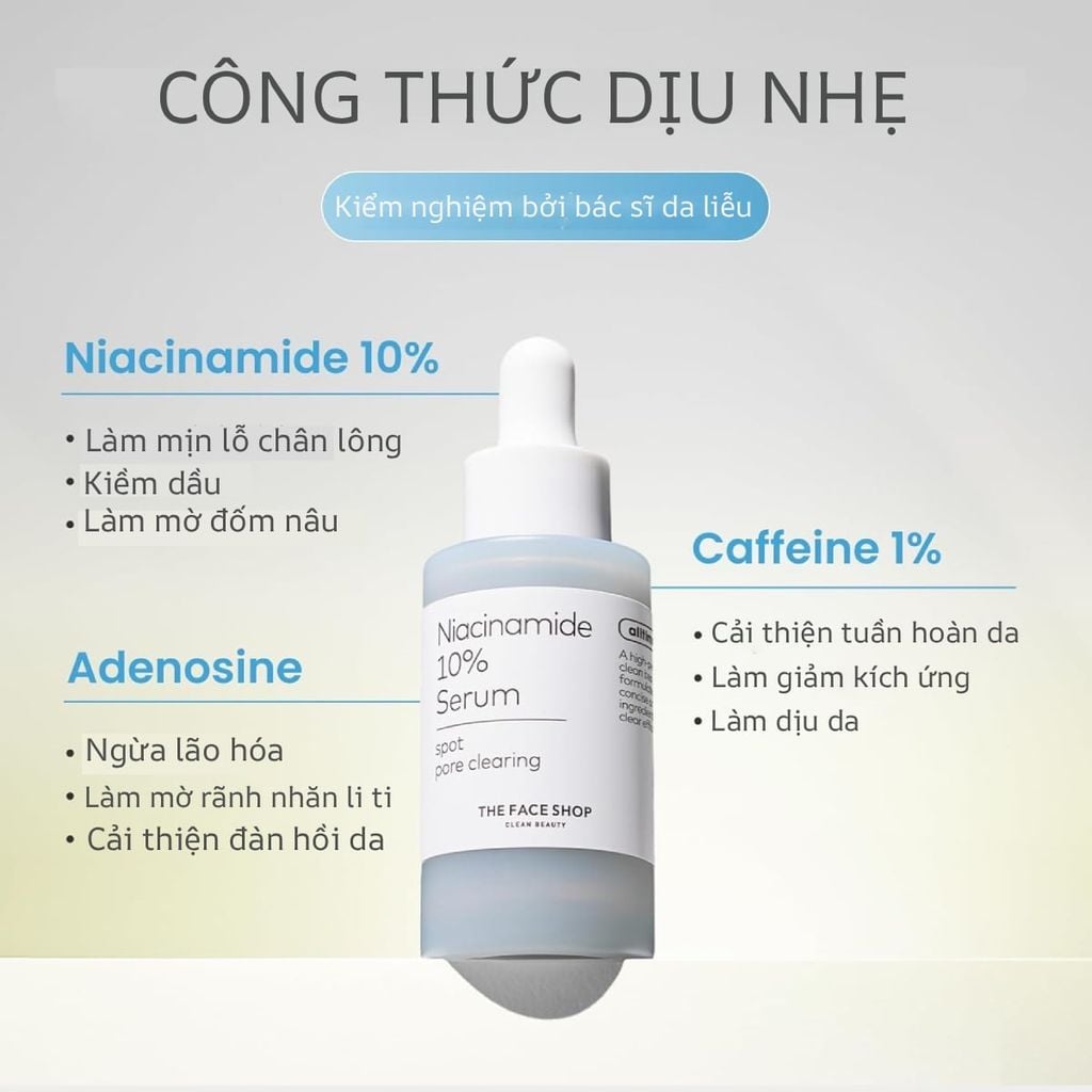  TINH CHẤT DƯỠNG SÁNG, LÀM ĐỀU MÀU DA ALLTIMATE NIACINAMIDE 10% 