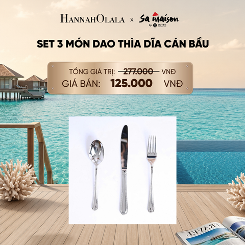  SET 3 MÓN DAO THÌA DĨA CÁN BẦU - DEAL 13 