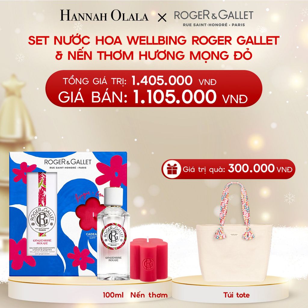  A163_DEAL 4: BỘ QUÀ TẶNG WELLBEING NƯỚC HOA 100ML VÀ NẾN THƠM 2025 