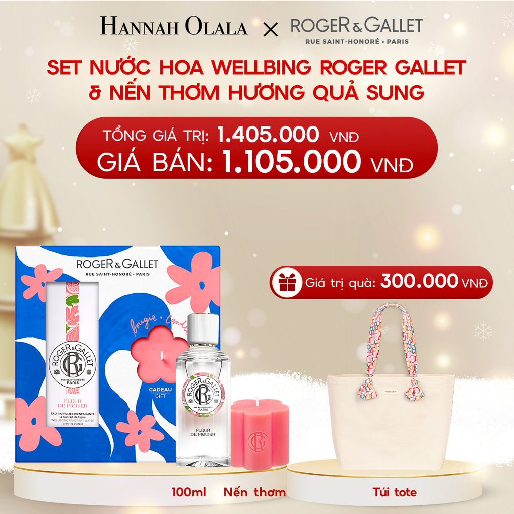  A163_DEAL 4: BỘ QUÀ TẶNG WELLBEING NƯỚC HOA 100ML VÀ NẾN THƠM 2025 