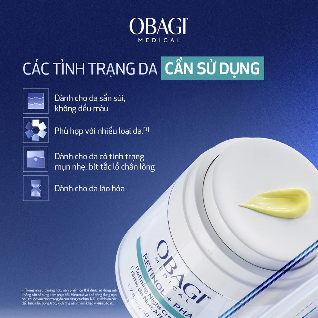  KEM DƯỠNG LÀM MỚI VÀ DUY TRÌ ĐỘ TƯƠI TRẺ LÀN DA BAN ĐÊM RETINOL + PHA 50ML - DEAL 3 - A1834 