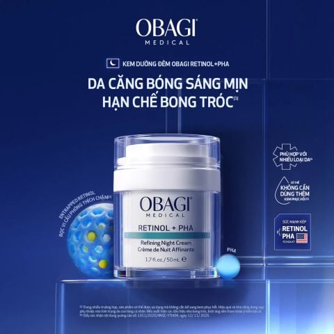  KEM DƯỠNG LÀM MỚI VÀ DUY TRÌ ĐỘ TƯƠI TRẺ LÀN DA BAN ĐÊM RETINOL + PHA 50ML - DEAL 3 - A1834 