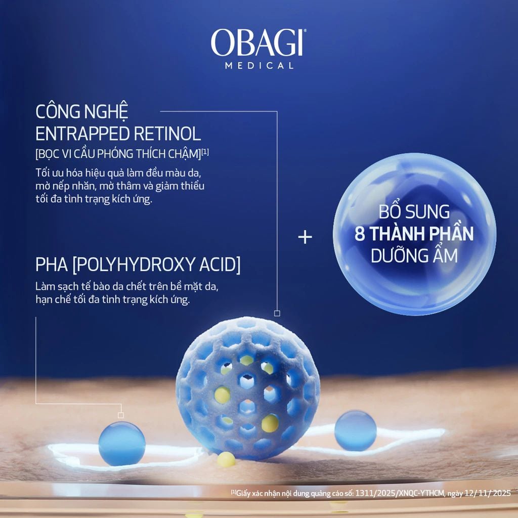  KEM DƯỠNG LÀM MỚI VÀ DUY TRÌ ĐỘ TƯƠI TRẺ LÀN DA BAN ĐÊM RETINOL + PHA 50ML - DEAL 3 - A1834 