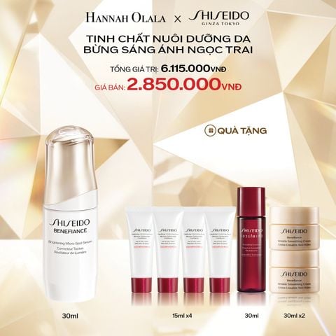 DEAL 9: TINH CHẤT (SERUM) DƯỠNG DA SHISEIDO BENEFIANCE BRIGHTENING M S SERUM 30ML 