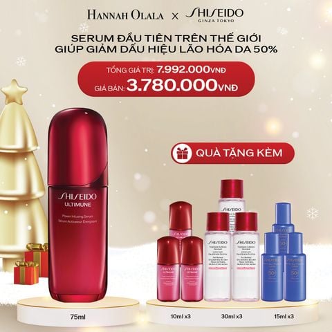  DEAL 1: TINH CHẤT DƯỠNG DA SHISEIDO ULTIMUNE POWER INFUSING 4.0 SERUM 75ML 