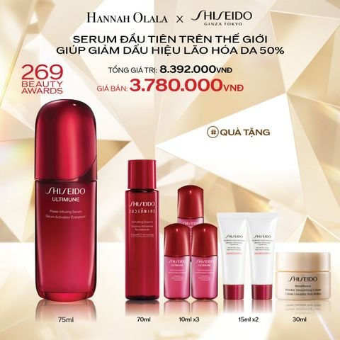  DEAL 1: TINH CHẤT DƯỠNG DA SHISEIDO ULTIMUNE POWER INFUSING 4.0 SERUM 75ML 