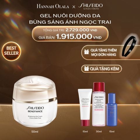  DEAL 10: GEL DƯỠNG TRẮNG DA SHISEIDO BENEFIANCE BRIGHTENING GEL CREAM 50ML 