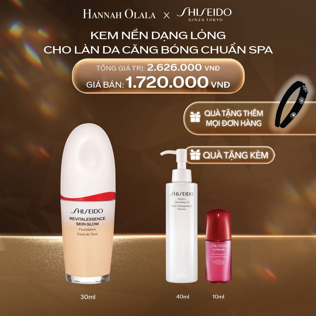  DEAL 19: KEM NỀN REVITALESSENCE SKIN GLOW FOUNDATION 120 - 30ML 