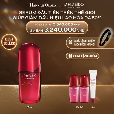  DEAL 2: TINH CHẤT DƯỠNG DA SHISEIDO ULTIMUNE POWER INFUSING 4.0 SERUM 50ML 