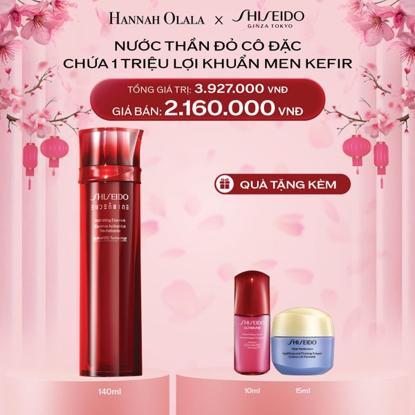  A309_DEAL 4: NƯỚC THẦN ĐỎ SHISEIDO EUDERMINE ACTIVATING ESSENCE 145ML 