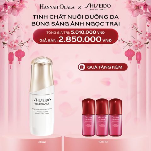  DEAL 9: TINH CHẤT (SERUM) DƯỠNG DA SHISEIDO BENEFIANCE BRIGHTENING M S SERUM 30ML 