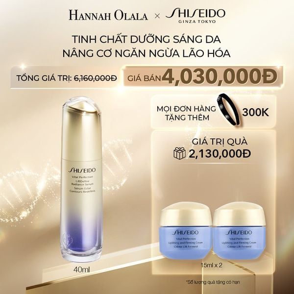  DEAL 13: TINH CHẤT DƯỠNG DA VITAL-PERFECTION LIFTDEFINE RADIANCE SERUM 40ML 
