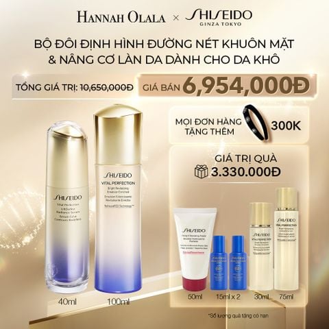  C21_DEAL 28: TINH CHẤT DƯỠNG DA VITAL-PERFECTION LIFTDEFINE RADIANCE SERUM 40ML VÀ SỮA DƯỠNG DA VITAL PERFECTION BRIGHT REVITALIZING EMULSION ENRICHED 100ML 